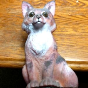 - Little red ceramic fox